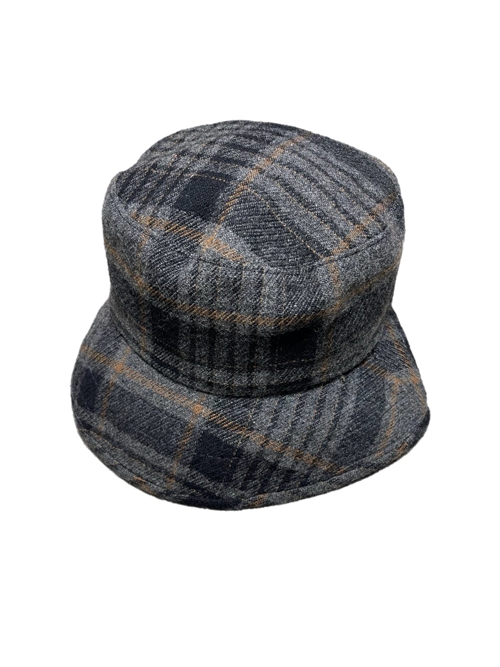 Vintage 90s MADE IN USA Eddie Bauer Wool Plaid Bucket Hat